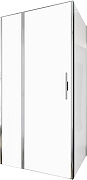 Душевой уголок Allen Brau Priority 100x100 3.31028.00+3.31046.00 цвет профиля Хром стекло прозрачное