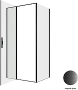 Душевой уголок Allen Brau Priority 100x80 3.31030.BBA+3.31042.BBA цвет профиля Черный браш стекло прозрачное-3
