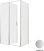 Душевой уголок Allen Brau Priority 120x80 3.31032.BA+3.31041.BA цвет профиля Серебро браш стекло прозрачное-3