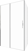 Душевой уголок Allen Brau Priority 120x90 3.31032.BA+3.31044.BA цвет профиля Серебро браш стекло прозрачное