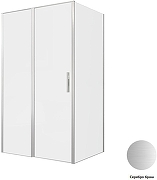 Душевой уголок Allen Brau Priority 120x90 3.31032.BA+3.31044.BA цвет профиля Серебро браш стекло прозрачное-4