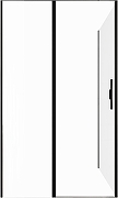 Душевой уголок Allen Brau Priority 120x80 3.31033.BBA+3.31042.BBA цвет профиля Черный браш стекло прозрачное-5