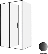 Душевой уголок Allen Brau Priority 120x90 3.31033.BBA+3.31045.BBA цвет профиля Черный браш стекло прозрачное-2