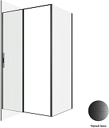 Душевой уголок Allen Brau Priority 120x90 3.31033.BBA+3.31045.BBA цвет профиля Черный браш стекло прозрачное-3