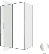 Душевой уголок Allen Brau Priority 140x80 3.31034.00+3.31040.00 цвет профиля Хром стекло прозрачное-3