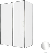 Душевой уголок Allen Brau Priority 140x80 3.31034.00+3.31040.00 цвет профиля Хром стекло прозрачное-4