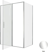 Душевой уголок Allen Brau Priority 140x90 3.31034.00+3.31043.00 цвет профиля Хром стекло прозрачное-3
