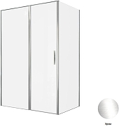 Душевой уголок Allen Brau Priority 140x90 3.31034.00+3.31043.00 цвет профиля Хром стекло прозрачное-4
