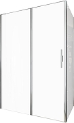 Душевой уголок Allen Brau Priority 140x100 3.31034.00+3.31046.00 цвет профиля Хром стекло прозрачное