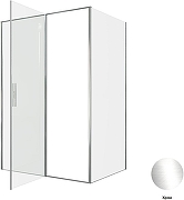 Душевой уголок Allen Brau Priority 140x100 3.31034.00+3.31046.00 цвет профиля Хром стекло прозрачное-3