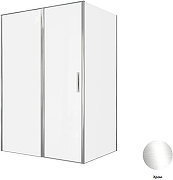 Душевой уголок Allen Brau Priority 140x100 3.31034.00+3.31046.00 цвет профиля Хром стекло прозрачное-4
