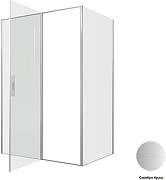Душевой уголок Allen Brau Priority 140x100 3.31035.BA+3.31047.BA цвет профиля Серебро браш стекло прозрачное-3