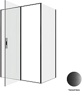 Душевой уголок Allen Brau Priority 140x90 3.31036.BBA+3.31045.BBA цвет профиля Черный браш стекло прозрачное-3