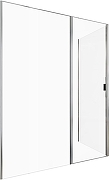 Душевой уголок Allen Brau Priority 160x80 3.31037.00+3.31040.00 цвет профиля Хром стекло прозрачное