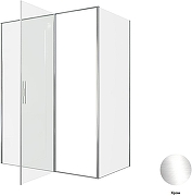 Душевой уголок Allen Brau Priority 160x90 3.31037.00+3.31043.00 цвет профиля Хром стекло прозрачное-3