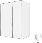 Душевой уголок Allen Brau Priority 160x90 3.31037.00+3.31043.00 цвет профиля Хром стекло прозрачное-4