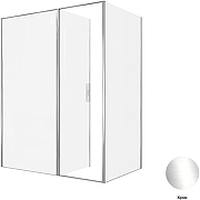 Душевой уголок Allen Brau Priority 160x100 3.31037.00+3.31046.00 цвет профиля Хром стекло прозрачное-2
