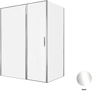 Душевой уголок Allen Brau Priority 160x100 3.31037.00+3.31046.00 цвет профиля Хром стекло прозрачное-4