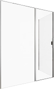 Душевой уголок Allen Brau Priority 160x90 3.31038.BA+3.31044.BA цвет профиля Серебро браш стекло прозрачное-5