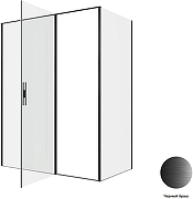 Душевой уголок Allen Brau Priority 160x90 3.31039.BBA+3.31045.BBA цвет профиля Черный браш стекло прозрачное-3