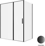 Душевой уголок Allen Brau Priority 160x100 3.31039.BBA+3.31048.BBA цвет профиля Черный браш стекло прозрачное-4