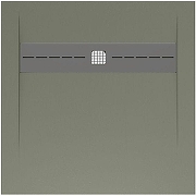 Душевой поддон из искусственного камня Allen Brau Infinity 90x90 8.21001-CGM цвет Зеленый
