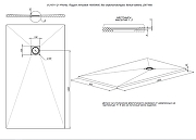 Душевой поддон из искусственного камня Allen Brau Priority 160x90 8.31011-CGM цвет Зеленый-3