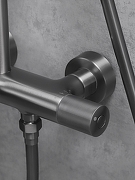 Душевая система AltroBagno Bilancia 030428 GM с термостатом цвет Оружейная сталь-12