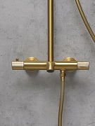 Душевая система AltroBagno Bilancia 030429 BG с термостатом цвет Золото матовое-2