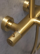 Душевая система AltroBagno Bilancia 030429 BG с термостатом цвет Золото матовое-5