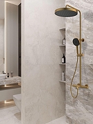 Душевая система AltroBagno Bilancia 030429 BG с термостатом цвет Золото матовое-7