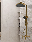 Душевая система AltroBagno Bilancia 030429 BG с термостатом цвет Золото матовое-8