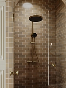 Душевая система AltroBagno Bilancia 030429 BG с термостатом цвет Золото матовое-9