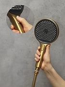 Душевая система AltroBagno Bilancia 030429 BG с термостатом цвет Золото матовое-10