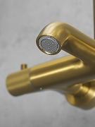 Душевая система AltroBagno Bilancia 030429 BG с термостатом цвет Золото матовое-14