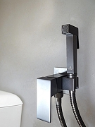 Гигиенический душ со смесителем AltroBagno BM 060121 GM цвет Оружейная сталь-1