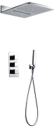 Душевая система AltroBagno Cascata 040101 Cr с термостатом цвет Хром