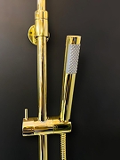Душевая система AltroBagno Costanza 0302 Or с термостатом цвет Золото-3