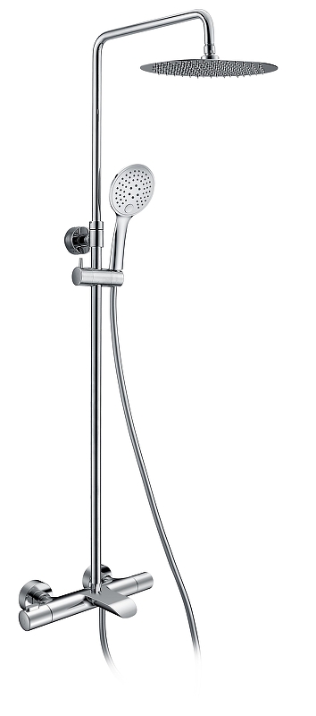Душевая система AltroBagno Costanza 030412 Cr с термостатом 