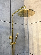 Душевая система AltroBagno Costanza 030419 Or с термостатом цвет Золото-4