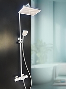 Душевая система AltroBagno Diretto 030413 Bi с термостатом цвет Белый-1