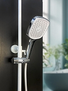 Душевая система AltroBagno Diretto 030413 Bi с термостатом цвет Белый-3