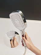 Душевая система AltroBagno Diretto 030413 Bi с термостатом цвет Белый-6