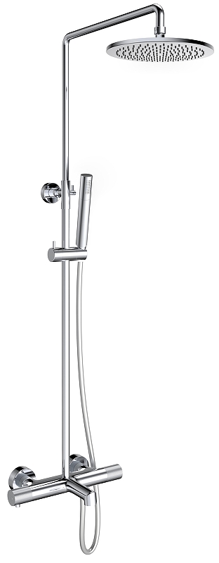 Душевая система AltroBagno Intento 030420 Cr с термостатом 
