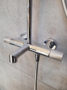 Душевая система AltroBagno Intento 030420 Cr с термостатом цвет Хром-2