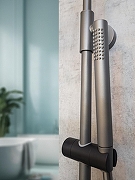 Душевая система AltroBagno Intento 030421 GrNe с термостатом цвет Серый Черный-3