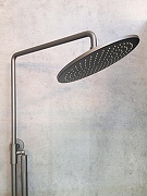 Душевая система AltroBagno Intento 030421 GrNe с термостатом цвет Серый Черный-4