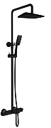 Душевая система AltroBagno Lamberto 030417 MB с термостатом цвет Черный матовый