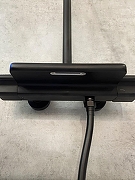 Душевая система AltroBagno Lamberto 030418 MB с термостатом цвет Черный матовый-3