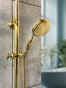 Душевая система AltroBagno Beatrice 030408 Or с термостатом цвет Золото-3